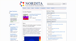 Desktop Screenshot of nordita.org
